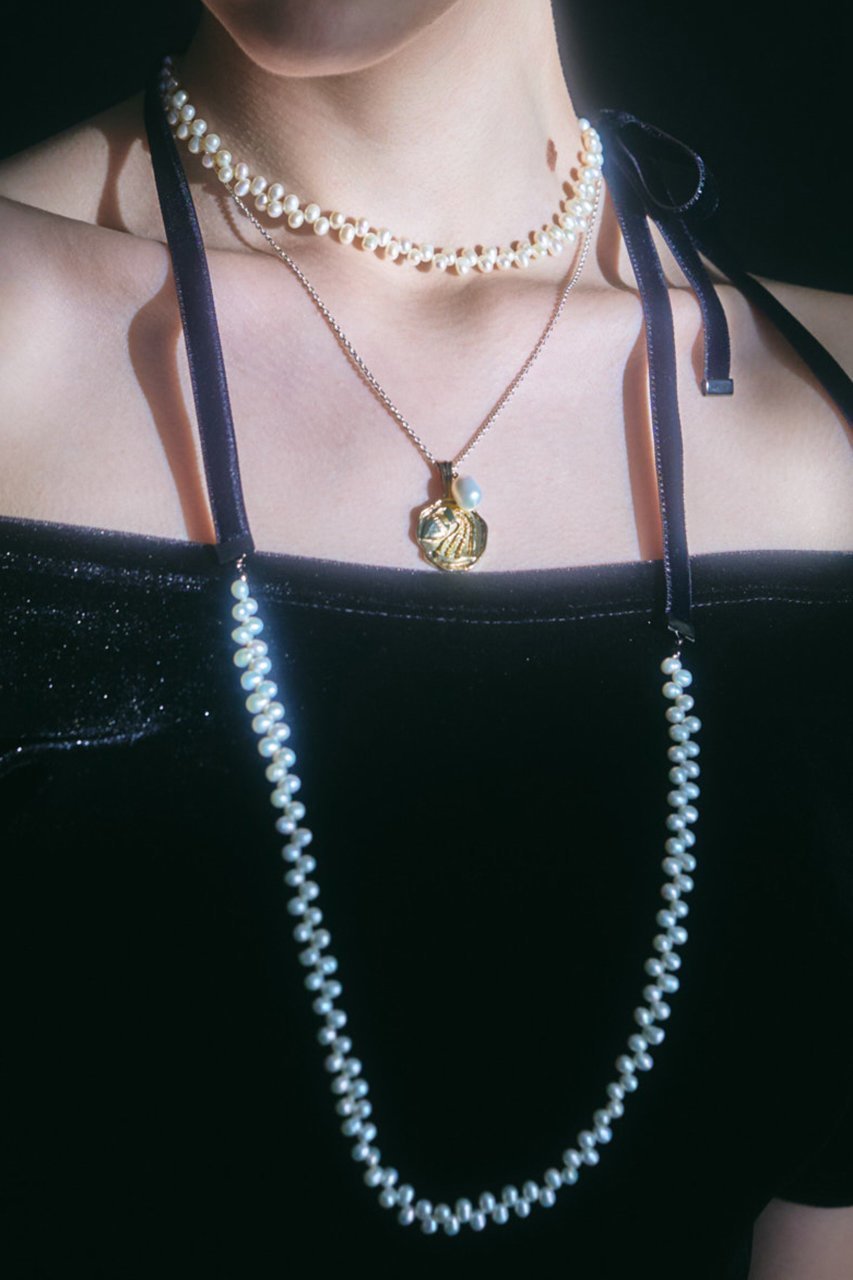 【イリスフォーセブン/IRIS 47】のheather tie ネックレス 人気、トレンドファッション・服の通販 founy(ファニー) 　ファッション　Fashion　レディースファッション　Fashion for Women　ジュエリー　Jewelry　ネックレス　Necklaces & Pendants　タートル　Turtleneck, Turtle Collar　ネックレス　Necklace, Pendant Necklace　パール　Pearl, Pearl Accent　ベロア　Velour, Soft Velvet　リボン　Ribbon, Bow　ロング　Long, Long-Length　other-2|ID: prp329100004215992 ipo3291000000036112446