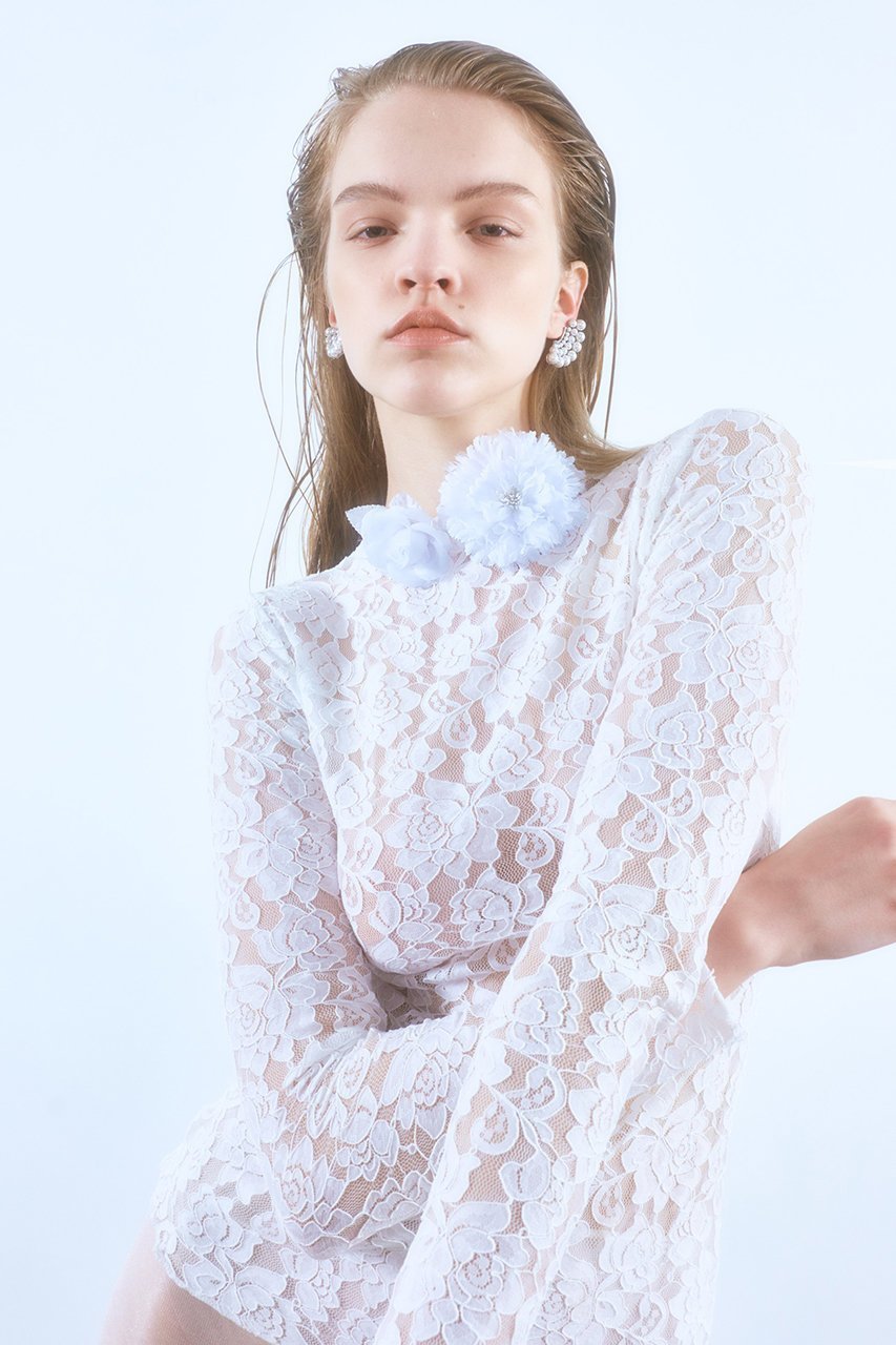 【イリスフォーセブン/IRIS 47】のdahlia race トップ 人気、トレンドファッション・服の通販 founy(ファニー) 　ファッション　Fashion　レディースファッション　Fashion for Women　トップス・カットソー　Cut & Sew Tops　シャツ・ブラウス・オフィスカジュアル　Elegant Blouses & Button-Ups　ロングTシャツ・Tシャツ　Longline T-Shirts & Tees　カットソー・ベーシックTシャツ　Cut-and-Sewn Tops / Stretch Tees & Basics　インナー　Innerwear　ジャケット　Jacket, Outerwear　スリーブ　Sleeve, Long Sleeve / Short Sleeve　タイトスカート　Pencil Skirt, Tight Skirt　フィット　Fit, Slim Fit　リュクス　Luxury, Elegant, High-End, Chic　レース　Lace, Lace Fabric　ロング　Long, Long-Length　other-7|ID: prp329100004216005 ipo3291000000035420912