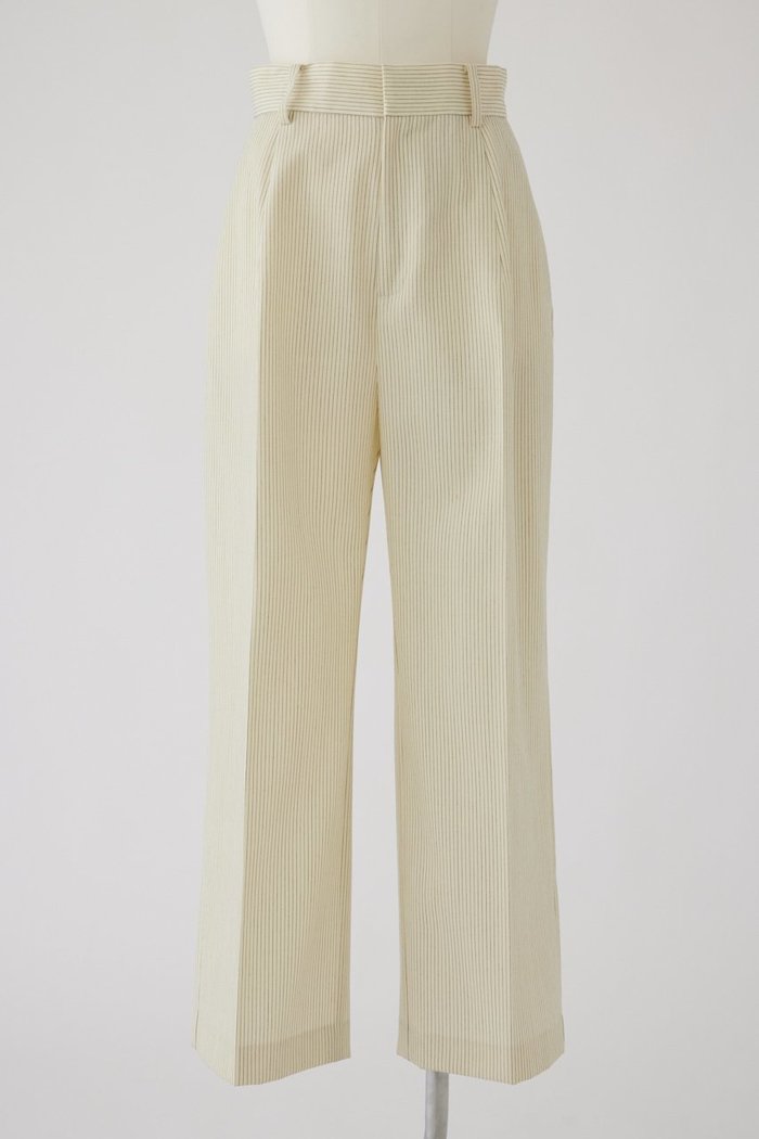 【リムアーク/RIM.ARK】のGabardine stripe PT/パンツ インテリア・キッズ・メンズ・レディースファッション・服の通販 founy(ファニー) https://founy.com/ ファッション Fashion レディースファッション Fashion for Women パンツ Pants & Trousers クラシカル Classical, Vintage-Inspired クール Cool, Chic ストレート Straight, Straight Cut マニッシュ Mannish, Boyish |ID: prp329100004216015 ipo3291000000036922356