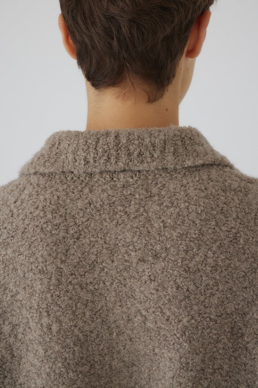 【リムアーク/RIM.ARK】のBoucle short knit/ニット 人気、トレンドファッション・服の通販 founy(ファニー) 　ファッション　Fashion　レディースファッション　Fashion for Women　トップス・カットソー　Cut & Sew Tops　ニット　Knit Tops & Sweaters　カジュアルプルオーバー・ニットトップス　Pullovers & Knit Tops / Casual Pullovers　コンパクト　Compact, Small Size　バランス　Balance, Style Balance　モダン　Modern, Contemporary　A/W・秋冬　Autumn/Winter　軽量　Lightweight, Ultra Light　other-6|ID: prp329100004216016 ipo3291000000036224101