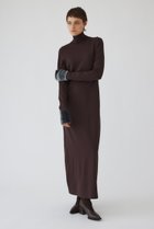 【リムアーク/RIM.ARK】のVelour cuffs knit dress/ニットドレス ダークブラウン|ID: prp329100004216022 ipo3291000000032375996
