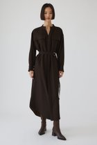 【リムアーク/RIM.ARK】のPique loose shirt OP/シャツワンピース ダークブラウン|ID: prp329100004216024 ipo3291000000032376011