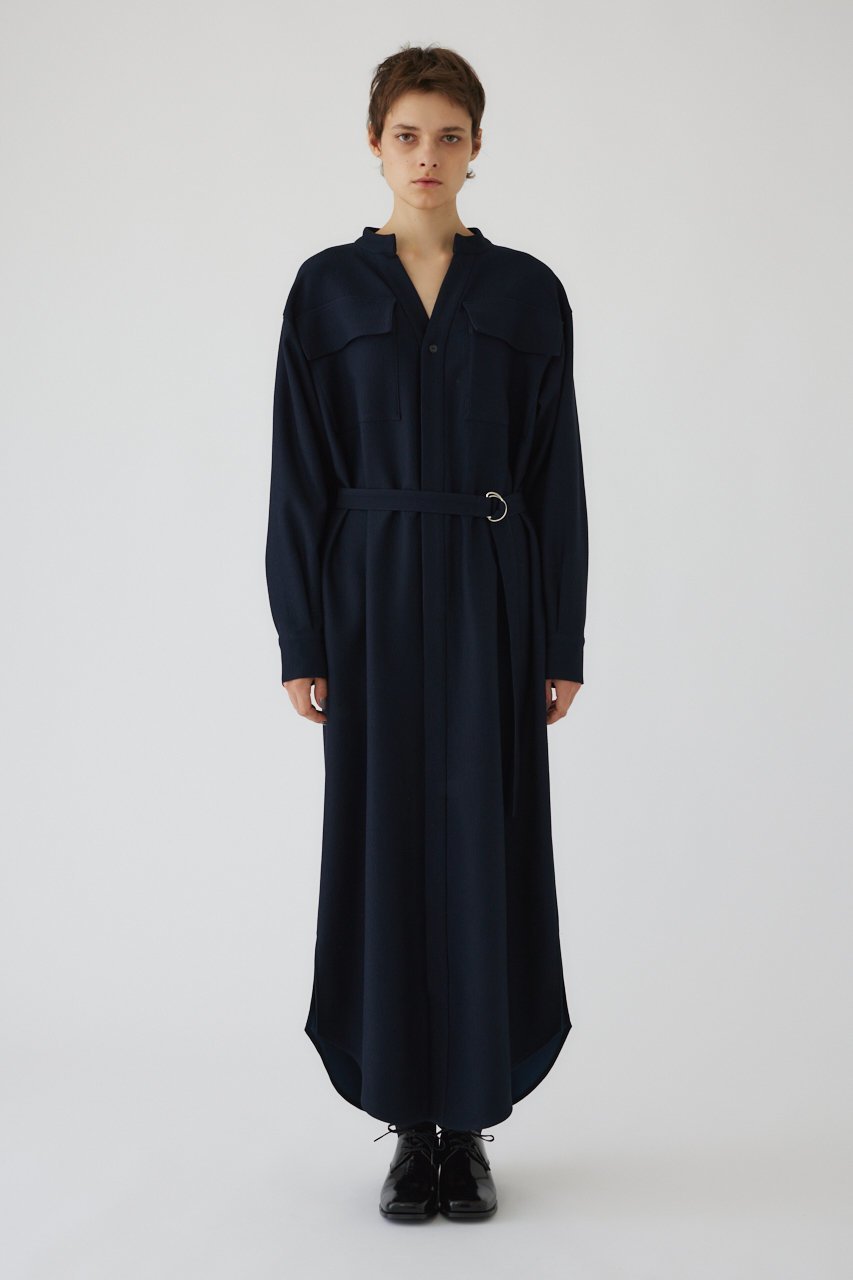 【リムアーク/RIM.ARK】のPique loose shirt OP/シャツワンピース 人気、トレンドファッション・服の通販 founy(ファニー) 　ファッション　Fashion　レディースファッション　WOMEN　ワンピース　Dress　シャツワンピース　Shirt Dresses　チュニック　Tunic　コーデュロイ　Corduroy　チュニック　Tunic　パターン　Pattern　フロント　Front　ブラウジング　Browsing　ポケット　Pocket　ルーズ　Loose　ロング　Long　羽織　Haori　other-2|ID: prp329100004216024 ipo3291000000032376014