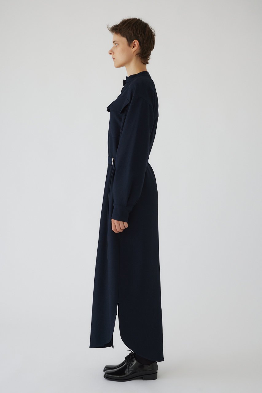 【リムアーク/RIM.ARK】のPique loose shirt OP/シャツワンピース 人気、トレンドファッション・服の通販 founy(ファニー) 　ファッション　Fashion　レディースファッション　WOMEN　ワンピース　Dress　シャツワンピース　Shirt Dresses　チュニック　Tunic　コーデュロイ　Corduroy　チュニック　Tunic　パターン　Pattern　フロント　Front　ブラウジング　Browsing　ポケット　Pocket　ルーズ　Loose　ロング　Long　羽織　Haori　other-4|ID: prp329100004216024 ipo3291000000032376019