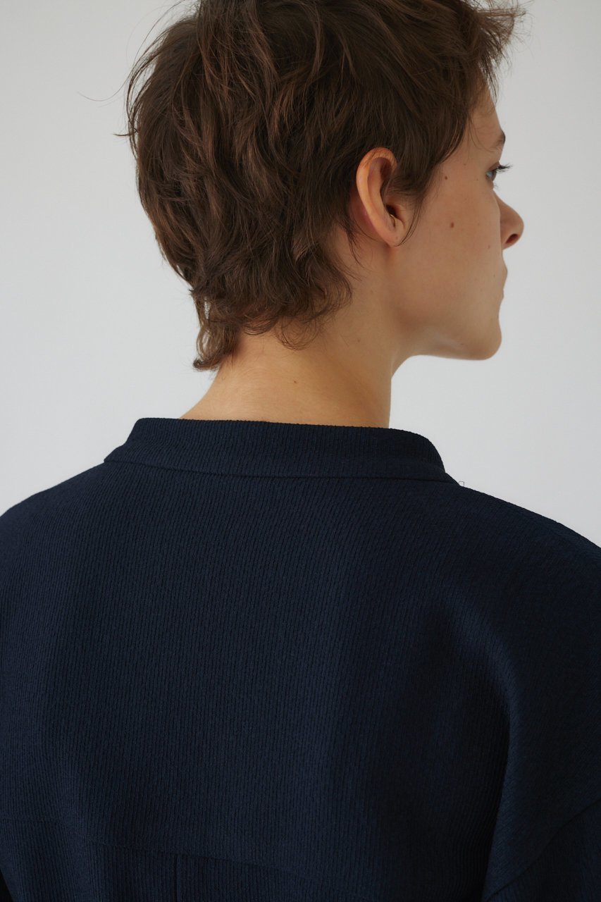 【リムアーク/RIM.ARK】のPique loose shirt OP/シャツワンピース 人気、トレンドファッション・服の通販 founy(ファニー) 　ファッション　Fashion　レディースファッション　Fashion for Women　ワンピース　Dresses　シャツワンピース / 1枚で着映えコーデ　Shirt Dresses　チュニック　Tunic Tops & Dresses　コーデュロイ　Corduroy, Cord Fabric　チュニック　Tunic, Long Top　パターン　Pattern, Design Print　フロント　Front, Front Design　ブラウジング　Blouson Silhouette, Cinched Waist　ポケット　Pocket, Pocket Detail　ルーズ　Loose, Oversized　ロング　Long, Long-Length　羽織　Haori, Light Jacket　other-6|ID: prp329100004216024 ipo3291000000032855789