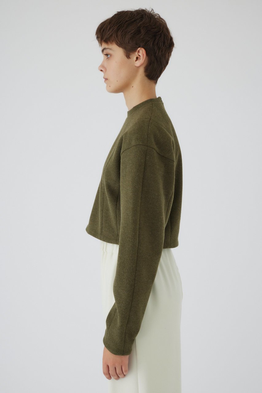 【リムアーク/RIM.ARK】のWarming jersey cropped PO/プルオーバー 人気、トレンドファッション・服の通販 founy(ファニー) 　ファッション　Fashion　レディースファッション　Fashion for Women　トップス・カットソー　Cut & Sew Tops　シャツ・ブラウス・オフィスカジュアル　Elegant Blouses & Button-Ups　レディースパーカー・カジュアルフーディー　Casual Hoodies & Sweatshirts　ロングTシャツ・Tシャツ　Longline T-Shirts & Tees　カジュアルプルオーバー・ニットトップス　Pullovers & Knit Tops / Casual Pullovers　スウェット・クルーネックトップス　Sweatshirts & Crewnecks / Relaxed Fit Sweat Tops　カットソー・ベーシックTシャツ　Cut-and-Sewn Tops / Stretch Tees & Basics　ショート　Short, Short Length　スタイリッシュ　Stylish, Fashionable　モダン　Modern, Contemporary　A/W・秋冬　Autumn/Winter　other-4|ID: prp329100004216026 ipo3291000000032841638
