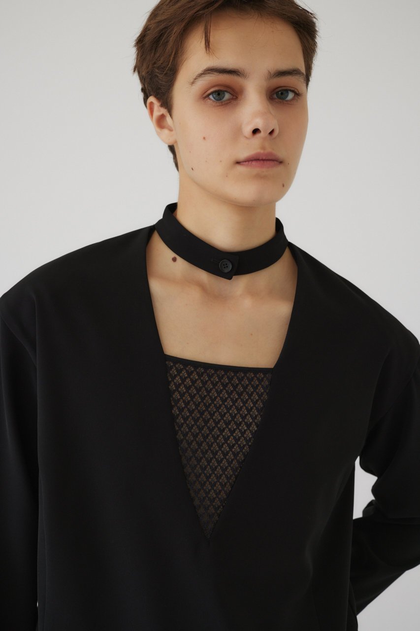 【リムアーク/RIM.ARK】のJK like docking tops/トップス 人気、トレンドファッション・服の通販 founy(ファニー) 　ファッション　Fashion　レディースファッション　WOMEN　トップス・カットソー　Tops/Tshirt　シャツ/ブラウス　Shirts/Blouses　スリーブ　Sleeve　ドレープ　Drape　ラッセル　Russell　レース　Race　ロング　Long　other-7|ID: prp329100004216027 ipo3291000000032377235