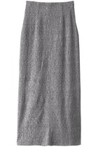 【マノフ/MANOF】のSHIRRING LACE NARROW SKIRT スカート GRAY|ID:prp329100004216028