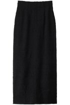 【マノフ/MANOF】のSHIRRING LACE NARROW SKIRT スカート BLACK|ID:prp329100004216028