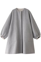 【アドーア/ADORE】のカシミヤ混2TONEリバーノーカラーコート グレー|ID: prp329100004216038 ipo3291000000036222564