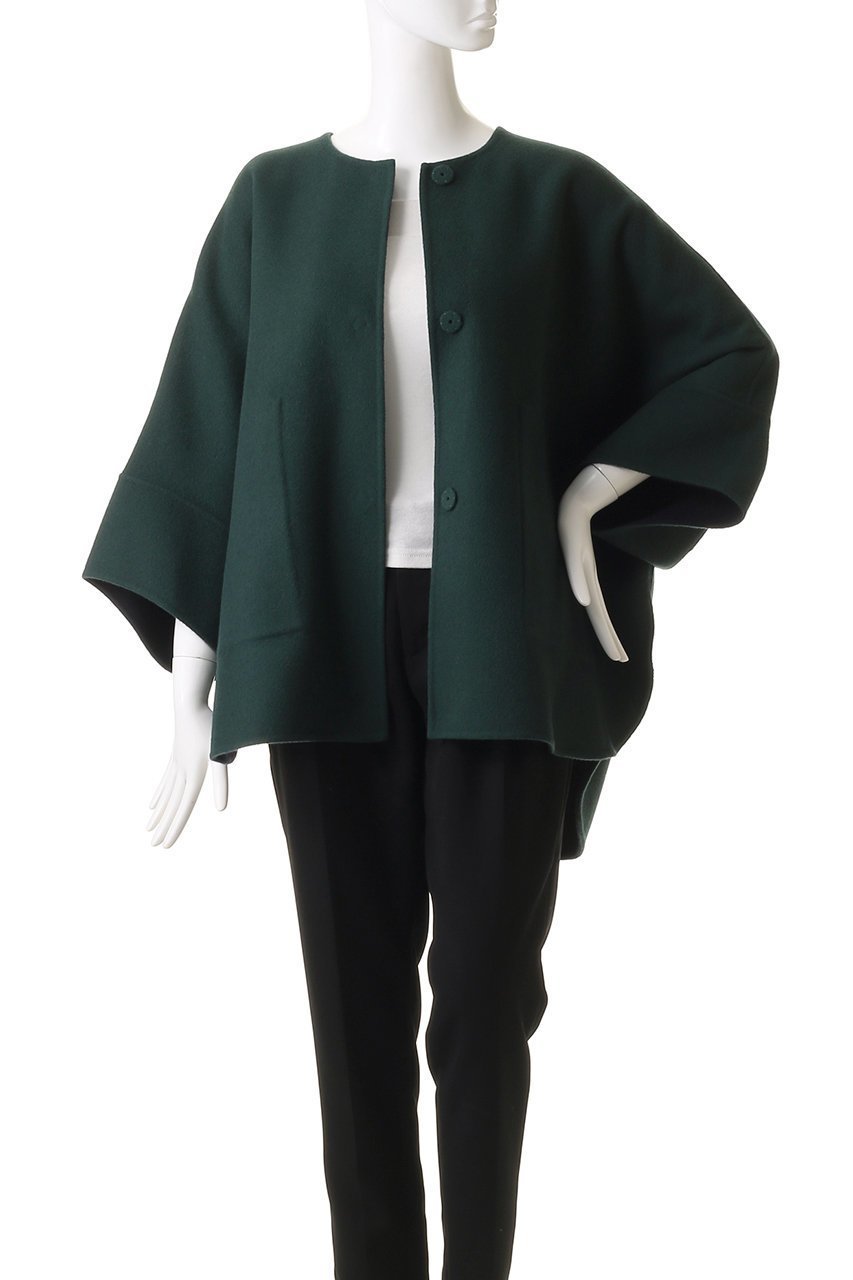 【アドーア/ADORE】のカシミヤ混2TONEリバーノーカラージャケット 人気、トレンドファッション・服の通販 founy(ファニー) 　ファッション　Fashion　レディースファッション　Fashion for Women　アウター　Coat / Outerwear Collection　レディースジャケット・軽アウター　Jackets　ノーカラージャケット / シンプル上品コーデ　Collarless Jackets　ジャケット　Jacket, Outerwear　スリーブ　Sleeve, Long Sleeve / Short Sleeve　パッチ　Patch, Appliqué　ポケット　Pocket, Pocket Detail　other-8|ID: prp329100004216039 ipo3291000000032940397