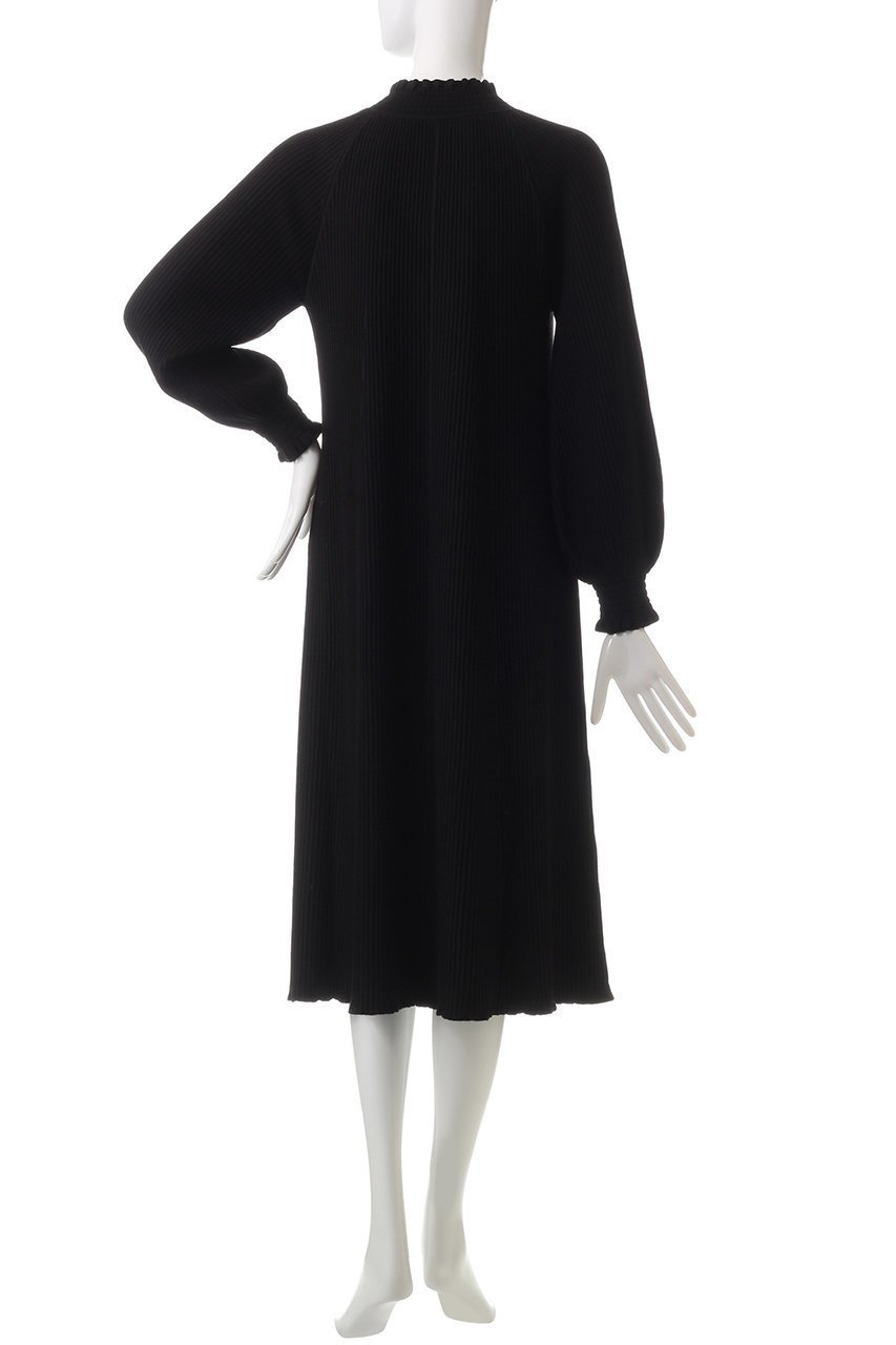 【マリリンムーン/MARILYN MOON】のレーヨンナイロンリップル2wayニットワンピース 人気、トレンドファッション・服の通販 founy(ファニー) 　ファッション　Fashion　レディースファッション　Fashion for Women　ワンピース　Dresses　ニットワンピース　Knit Dresses　チュニック　Tunic Tops & Dresses　おすすめ　Recommended / Our Picks　シャーリング　Shirring, Ruched　スリット　Slit, Slit Detail　チュニック　Tunic, Long Top　ハイネック　High Neck, Mock Neck　フリル　Frill, Ruffle　フレア　Flare, Flared　モダン　Modern, Contemporary　リボン　Ribbon, Bow　ロング　Long, Long-Length　エレガント 上品　Elegant　other-4|ID: prp329100004216041 ipo3291000000032891138