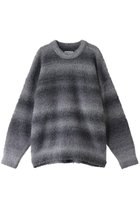 【メゾンスペシャル/MAISON SPECIAL】の【UNISEX】カスリブークレーウォッシャブルプルオーバーニット 人気、トレンドファッション・服の通販 founy(ファニー) ファッション Fashion レディースファッション Fashion for Women トップス・カットソー Cut & Sew Tops ニット Knit Tops & Sweaters カジュアルプルオーバー・ニットトップス Pullovers & Knit Tops / Casual Pullovers ユニセックス Unisex, Genderless グラデーション Gradient, Ombre バランス Balance, Style Balance モコモコ Fuzzy, Fluffy 今季 This Season, Current Season A/W・秋冬 Autumn/Winter thumbnail BLK(ブラック)|ID: prp329100004216050 ipo3291000000032916257
