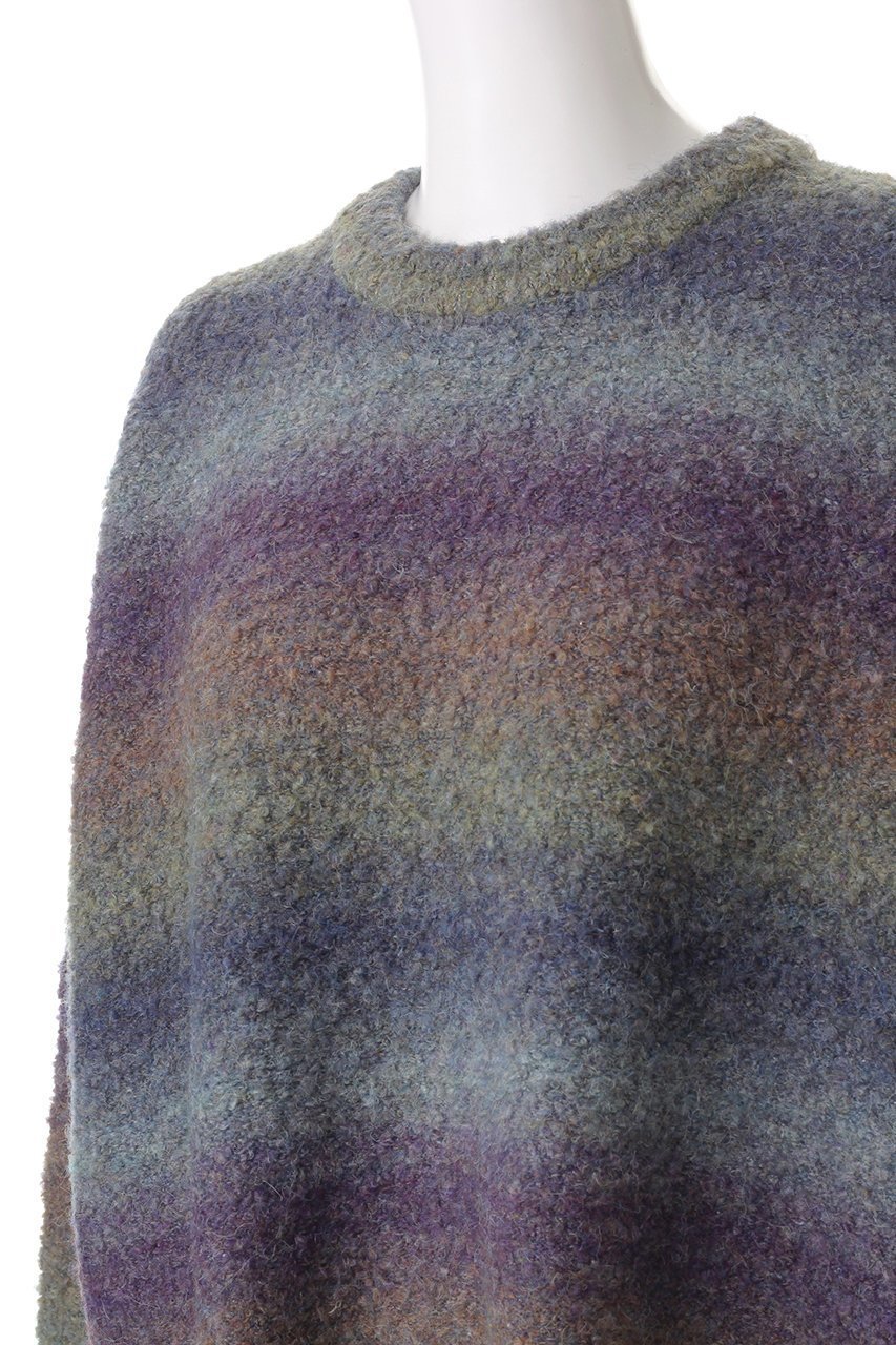 【メゾンスペシャル/MAISON SPECIAL】の【UNISEX】カスリブークレーウォッシャブルプルオーバーニット 人気、トレンドファッション・服の通販 founy(ファニー) 　ファッション　Fashion　レディースファッション　Fashion for Women　トップス・カットソー　Cut & Sew Tops　ニット　Knit Tops & Sweaters　カジュアルプルオーバー・ニットトップス　Pullovers & Knit Tops / Casual Pullovers　ユニセックス　Unisex, Genderless　グラデーション　Gradient, Ombre　バランス　Balance, Style Balance　モコモコ　Fuzzy, Fluffy　今季　This Season, Current Season　A/W・秋冬　Autumn/Winter　other-5|ID: prp329100004216050 ipo3291000000036524839