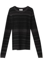 【クラネ/CLANE】のMOLE MIX BORDER KNIT TOPS ニット BLACK|ID: prp329100004216067 ipo3291000000036007300