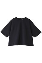 【ミズイロ インド/mizuiro ind】のgeorgette half slv crew neck P/O プルオーバー navy|ID: prp329100004216069 ipo3291000000035367540