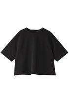 【ミズイロ インド/mizuiro ind】のgeorgette half slv crew neck P/O プルオーバー black|ID: prp329100004216069 ipo3291000000035367541