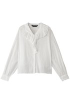 【ミズイロ インド/mizuiro ind】のfrill collar shirt シャツ 人気、トレンドファッション・服の通販 founy(ファニー) ファッション Fashion レディースファッション WOMEN トップス・カットソー Tops/Tshirt シャツ/ブラウス Shirts/Blouses スリーブ Sleeve ダウン Down デニム Denim フリル Frills フレア Flare ロング Long NEW・新作・新着・新入荷 New Arrivals thumbnail off white|ID: prp329100004216071 ipo3291000000029242018