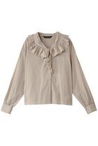 【ミズイロ インド/mizuiro ind】のfrill collar shirt シャツ 人気、トレンドファッション・服の通販 founy(ファニー) ファッション Fashion レディースファッション WOMEN トップス・カットソー Tops/Tshirt シャツ/ブラウス Shirts/Blouses スリーブ Sleeve ダウン Down デニム Denim フリル Frills フレア Flare ロング Long NEW・新作・新着・新入荷 New Arrivals thumbnail beige|ID: prp329100004216071 ipo3291000000029242019