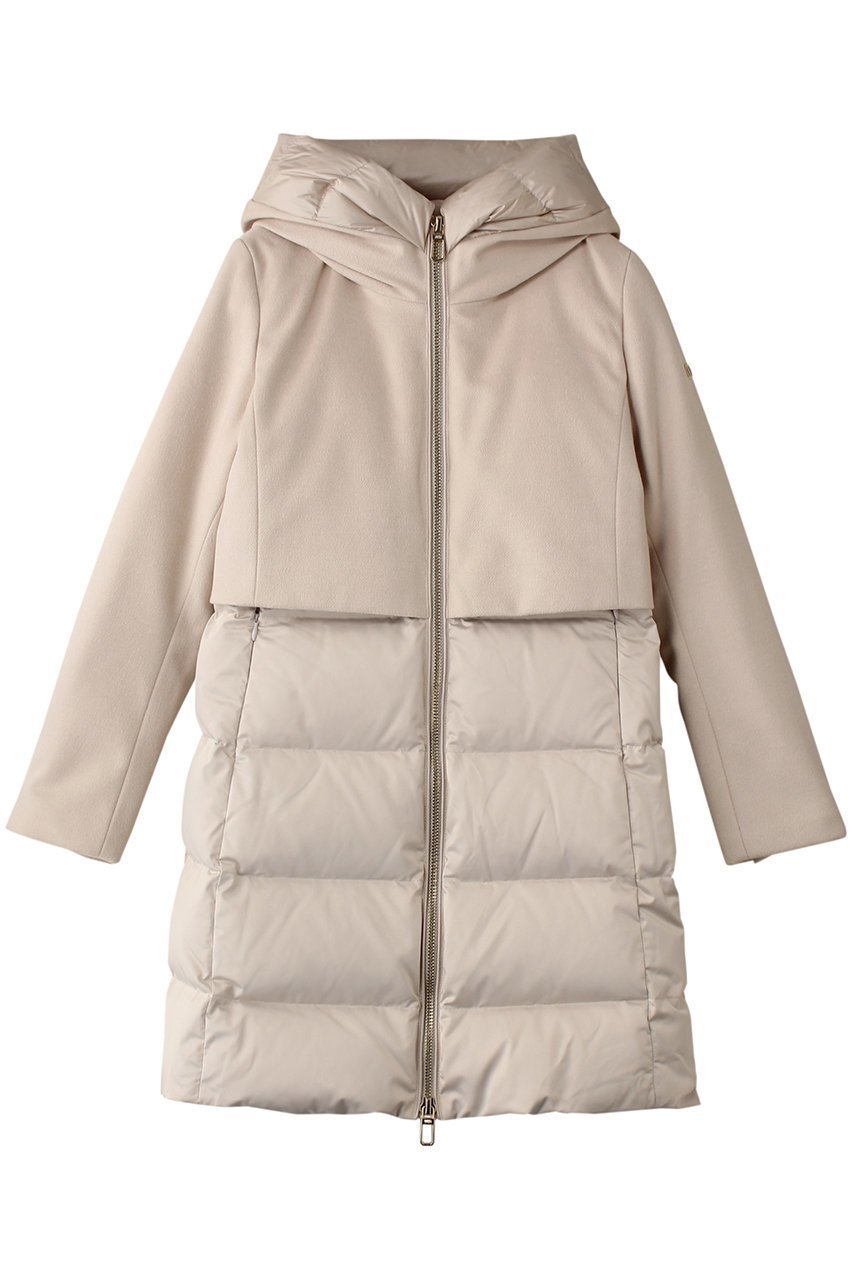 【デュノ/DUNO】のBALLON X フーディー ミドルダウン インテリア・キッズ・メンズ・レディースファッション・服の通販 founy(ファニー) 　ファッション　Fashion　レディースファッション　Fashion for Women　アウター　Coat / Outerwear Collection　コート・ロングコート・ピーコート　Long Coats, Peacoats & More　なめらか　Smooth, Silky Texture　ダウン　Down, Puffer　ミドル　Middle Length, Mid Height　ラグジュアリー　Luxury, Elegant　エレガント 上品　Elegant　サンド|ID: prp329100004216100 ipo3291000000032929377