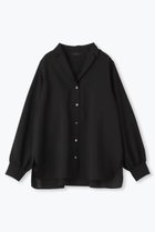 【レリル/lelill】のテーラードシアーシャツ 人気、トレンドファッション・服の通販 founy(ファニー) ファッション Fashion レディースファッション WOMEN トップス・カットソー Tops/Tshirt シャツ/ブラウス Shirts/Blouses ジャケット Jacket スリーブ Sleeve デスク Desk ロング Long ワーク Work NEW・新作・新着・新入荷 New Arrivals 羽織 Haori thumbnail ブラック|ID: prp329100004217337 ipo3291000000029253049