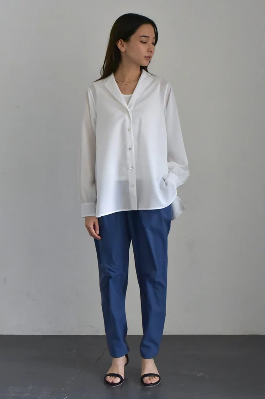 【レリル/lelill】のテーラードシアーシャツ 人気、トレンドファッション・服の通販 founy(ファニー) 　ファッション　Fashion　レディースファッション　Fashion for Women　トップス・カットソー　Cut & Sew Tops　シャツ・ブラウス・オフィスカジュアル　Elegant Blouses & Button-Ups　ジャケット　Jacket, Outerwear　スリーブ　Sleeve, Long Sleeve / Short Sleeve　デスク　Desk, Work Desk　ロング　Long, Long-Length　ワーク　Workwear, Utility Style　羽織　Haori, Light Jacket　other-4|ID: prp329100004217337 ipo3291000000032840901