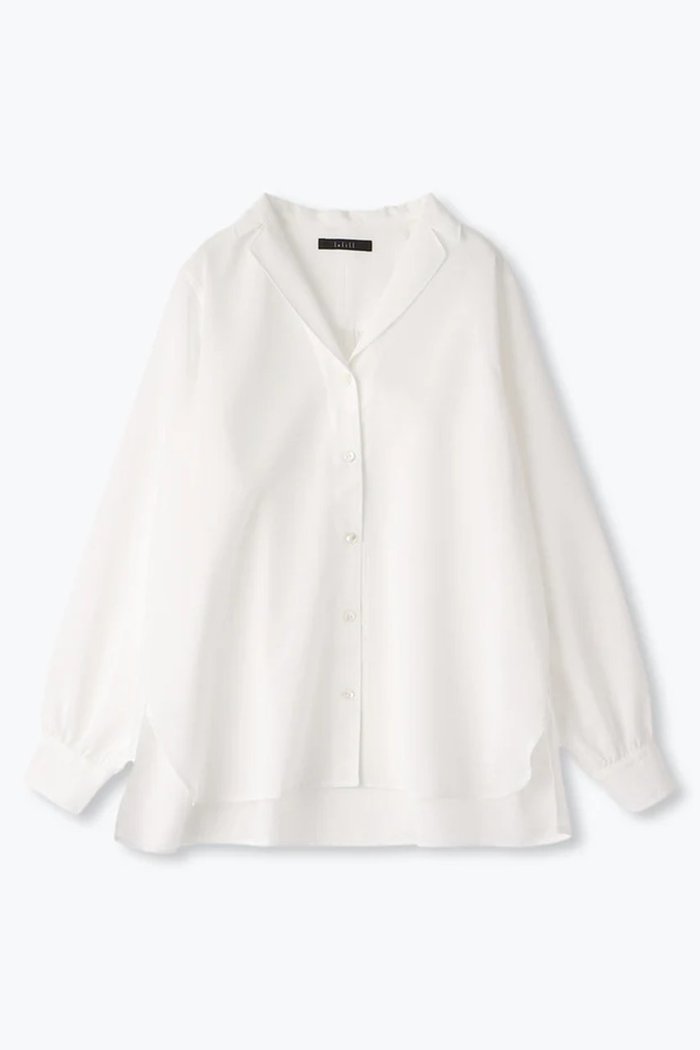 【レリル/lelill】のテーラードシアーシャツ インテリア・キッズ・メンズ・レディースファッション・服の通販 founy(ファニー) https://founy.com/ ファッション Fashion レディースファッション Fashion for Women トップス・カットソー Cut & Sew Tops シャツ・ブラウス・オフィスカジュアル Elegant Blouses & Button-Ups ジャケット Jacket, Outerwear スリーブ Sleeve, Long Sleeve / Short Sleeve デスク Desk, Work Desk ロング Long, Long-Length ワーク Workwear, Utility Style 羽織 Haori, Light Jacket |ID: prp329100004217337 ipo3291000000036395747