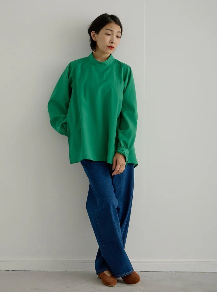 【レリル/lelill】の【日本製】WIND THROUGH ブラウス 人気、トレンドファッション・服の通販 founy(ファニー) ファッション Fashion レディースファッション Fashion for Women トップス・カットソー Cut & Sew Tops シャツ・ブラウス・オフィスカジュアル Elegant Blouses & Button-Ups スリーブ Sleeve, Long Sleeve / Short Sleeve タフタ Taffeta, Structured Fabric ロング Long, Long-Length 日本製 Made In Japan 秋 Autumn other-4|ID: prp329100004217338 ipo3291000000032915635