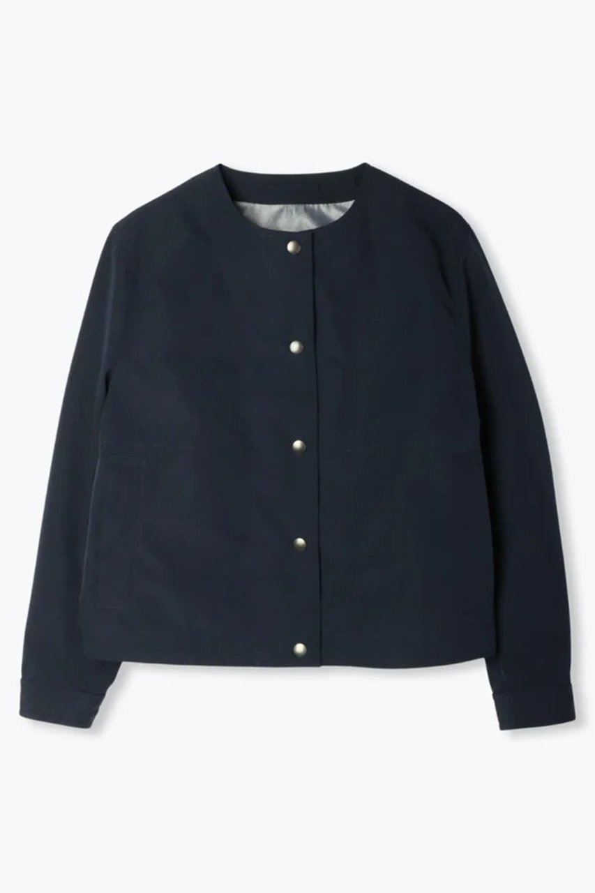 【レリル/lelill】の3LAYER BASIC BLOUSON インテリア・キッズ・メンズ・レディースファッション・服の通販 founy(ファニー) 　ファッション　Fashion　レディースファッション　Fashion for Women　アウター　Coat / Outerwear Collection　ブルゾンジャケット・スポーティアウター　Blouson Jackets　トップス・カットソー　Cut & Sew Tops　シャツ・ブラウス・オフィスカジュアル　Elegant Blouses & Button-Ups　コンパクト　Compact, Small Size　スリーブ　Sleeve, Long Sleeve / Short Sleeve　プリーツ　Pleats, Pleated　ロング　Long, Long-Length　ネイビー|ID: prp329100004217340 ipo3291000000032915741