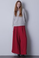 【ヒューエルミュージアム/hueLe Museum】の【hLM】ダブルクロスパンツ 人気、トレンドファッション・服の通販 founy(ファニー) ファッション Fashion レディースファッション WOMEN パンツ Pants エレガント 上品 Elegant カットソー Cut And Sew サテン Satin センター Center ドレープ Drape 冬 Winter 夏 Summer 春 Spring S/S・春夏 Ss・Spring/Summer |ID:prp329100004217342