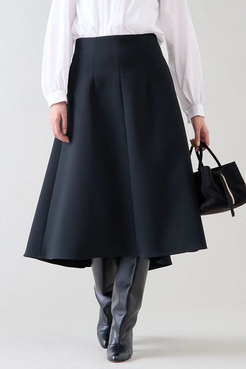 【マルティニーク/martinique】のポンチスカート(セットアップ可) インテリア・キッズ・メンズ・レディースファッション・服の通販 founy(ファニー) 　ファッション　Fashion　レディースファッション　Fashion for Women　セットアップ　Matching Sets　スカート・ミニ/ミディ/マキシ　Skirts / Mini, Midi & Maxi Skirts　スカート　Skirts　おすすめ　Recommended / Our Picks　セットアップ　Set-Up, Coordinated Outfit　フレア　Flare, Flared　エレガント 上品　Elegant　定番　Standard, Basic Item　ブラック|ID: prp329100004217362 ipo3291000000035390783