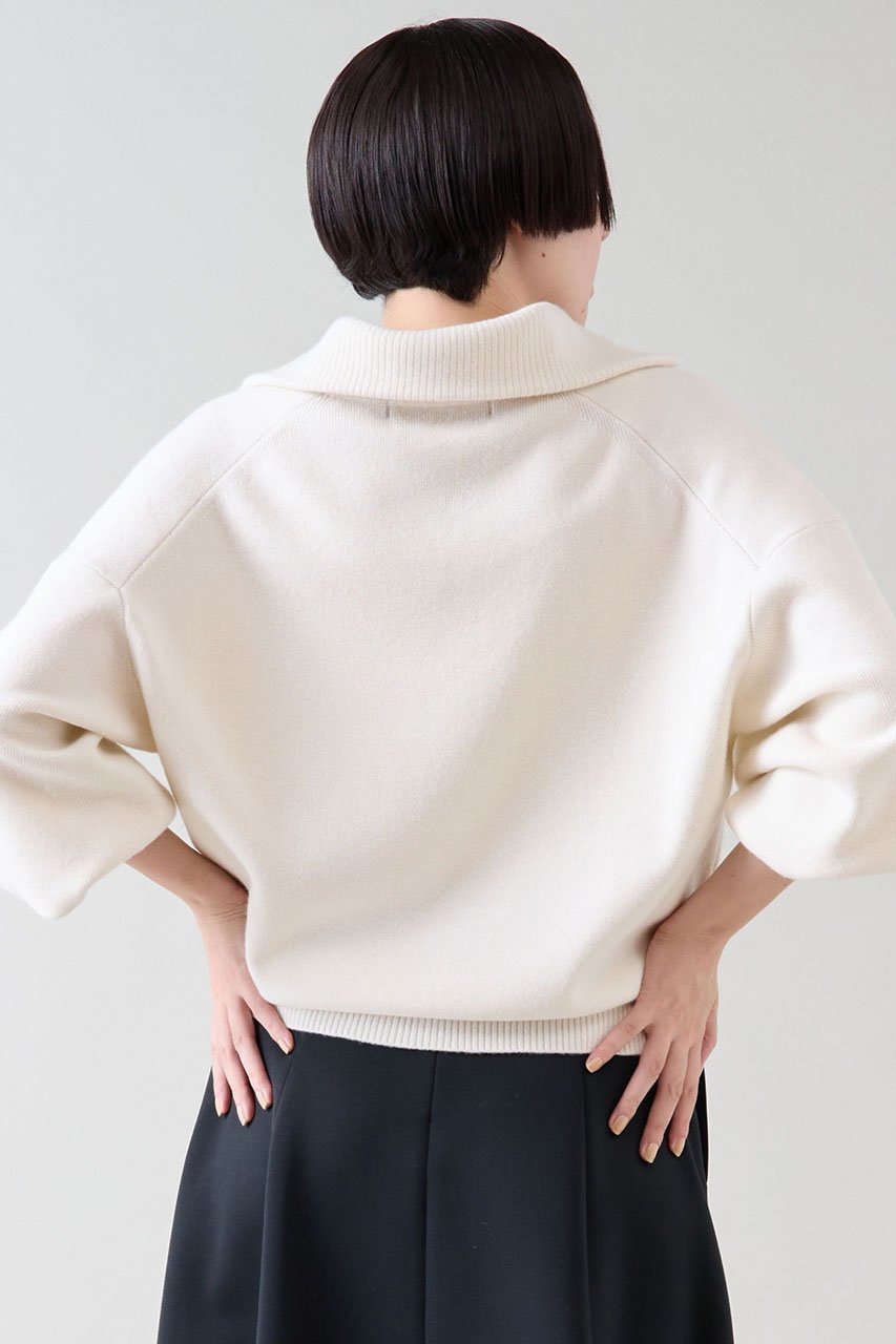 【マルティニーク/martinique】のメリノウールスキッパー 人気、トレンドファッション・服の通販 founy(ファニー) 　ファッション　Fashion　レディースファッション　Fashion for Women　トップス・カットソー　Cut & Sew Tops　ニット　Knit Tops & Sweaters　カジュアルプルオーバー・ニットトップス　Pullovers & Knit Tops / Casual Pullovers　おすすめ　Recommended / Our Picks　スキッパー　Skipper, Open Collar　タートル　Turtleneck, Turtle Collar　トレンド　Trend, Trending Now　フェミニン　Feminine, Girly　今季　This Season, Current Season　other-3|ID: prp329100004217363 ipo3291000000032964498