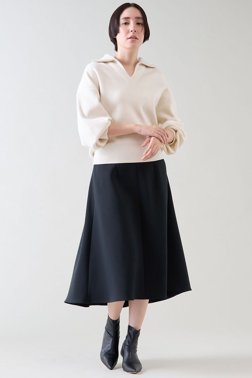 【マルティニーク/martinique】のメリノウールスキッパー 人気、トレンドファッション・服の通販 founy(ファニー) 　ファッション　Fashion　レディースファッション　Fashion for Women　トップス・カットソー　Cut & Sew Tops　ニット　Knit Tops & Sweaters　カジュアルプルオーバー・ニットトップス　Pullovers & Knit Tops / Casual Pullovers　おすすめ　Recommended / Our Picks　スキッパー　Skipper, Open Collar　タートル　Turtleneck, Turtle Collar　トレンド　Trend, Trending Now　フェミニン　Feminine, Girly　今季　This Season, Current Season　other-4|ID: prp329100004217363 ipo3291000000032964501
