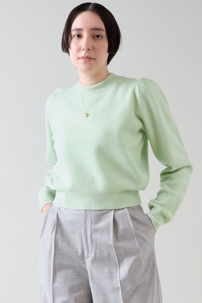 【マルティニーク/martinique】のウールミルドプルオーバー インテリア・キッズ・メンズ・レディースファッション・服の通販 founy(ファニー) https://founy.com/ ファッション Fashion レディースファッション Fashion for Women トップス・カットソー Cut & Sew Tops ニット Knit Tops & Sweaters カジュアルプルオーバー・ニットトップス Pullovers & Knit Tops / Casual Pullovers ギャザー Gathered, Ruffled |ID: prp329100004217365 ipo3291000000036007183