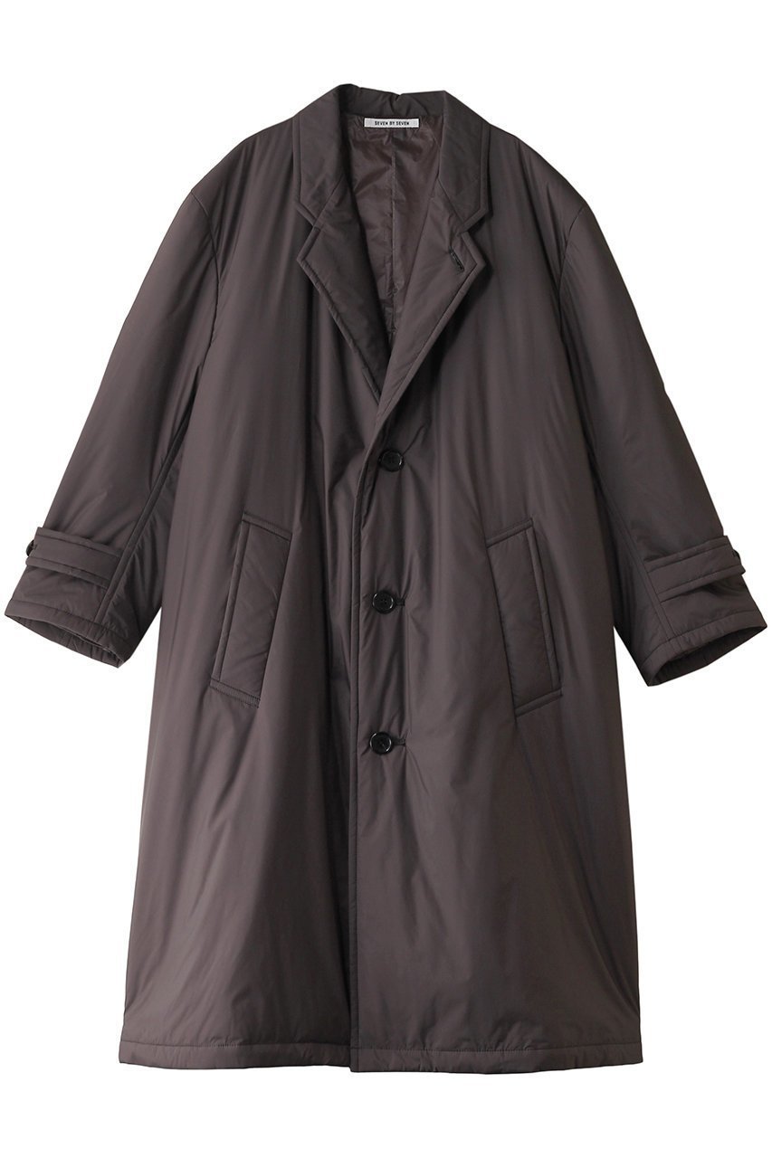 【セブン バイ セブン/SEVEN BY SEVEN / MEN】の【MEN】インサレーション オーバーコート‐Primaloft‐ インテリア・キッズ・メンズ・レディースファッション・服の通販 founy(ファニー) ファッション Fashion メンズファッション Fashion for Men シンプル Simple, Minimal ロング Long, Long-Length 軽量 Lightweight, Ultra Light グレー|ID: prp329100004217374 ipo3291000000032944451