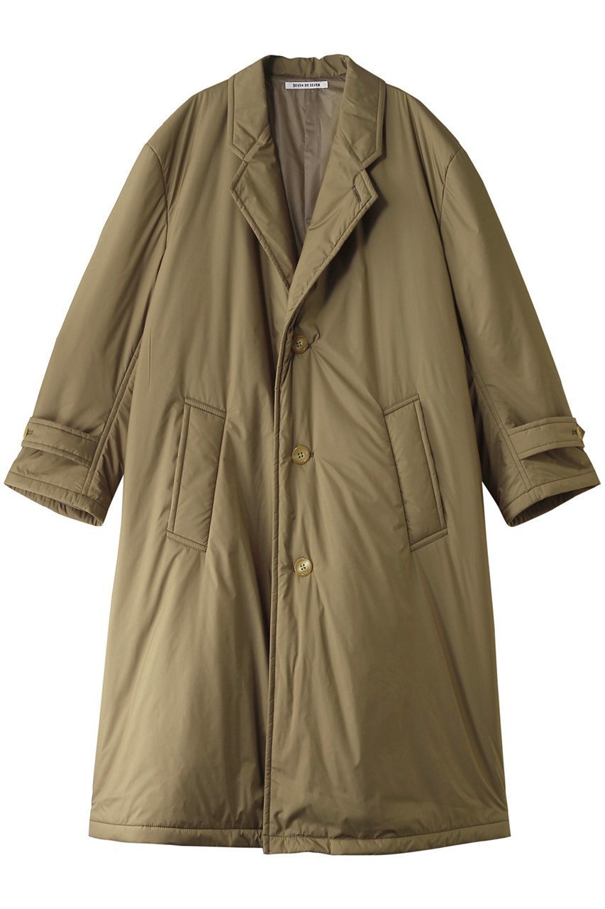【セブン バイ セブン/SEVEN BY SEVEN / MEN】の【MEN】インサレーション オーバーコート‐Primaloft‐ インテリア・キッズ・メンズ・レディースファッション・服の通販 founy(ファニー) ファッション Fashion メンズファッション Fashion for Men シンプル Simple, Minimal ロング Long, Long-Length 軽量 Lightweight, Ultra Light オリーブ|ID: prp329100004217374 ipo3291000000032944457