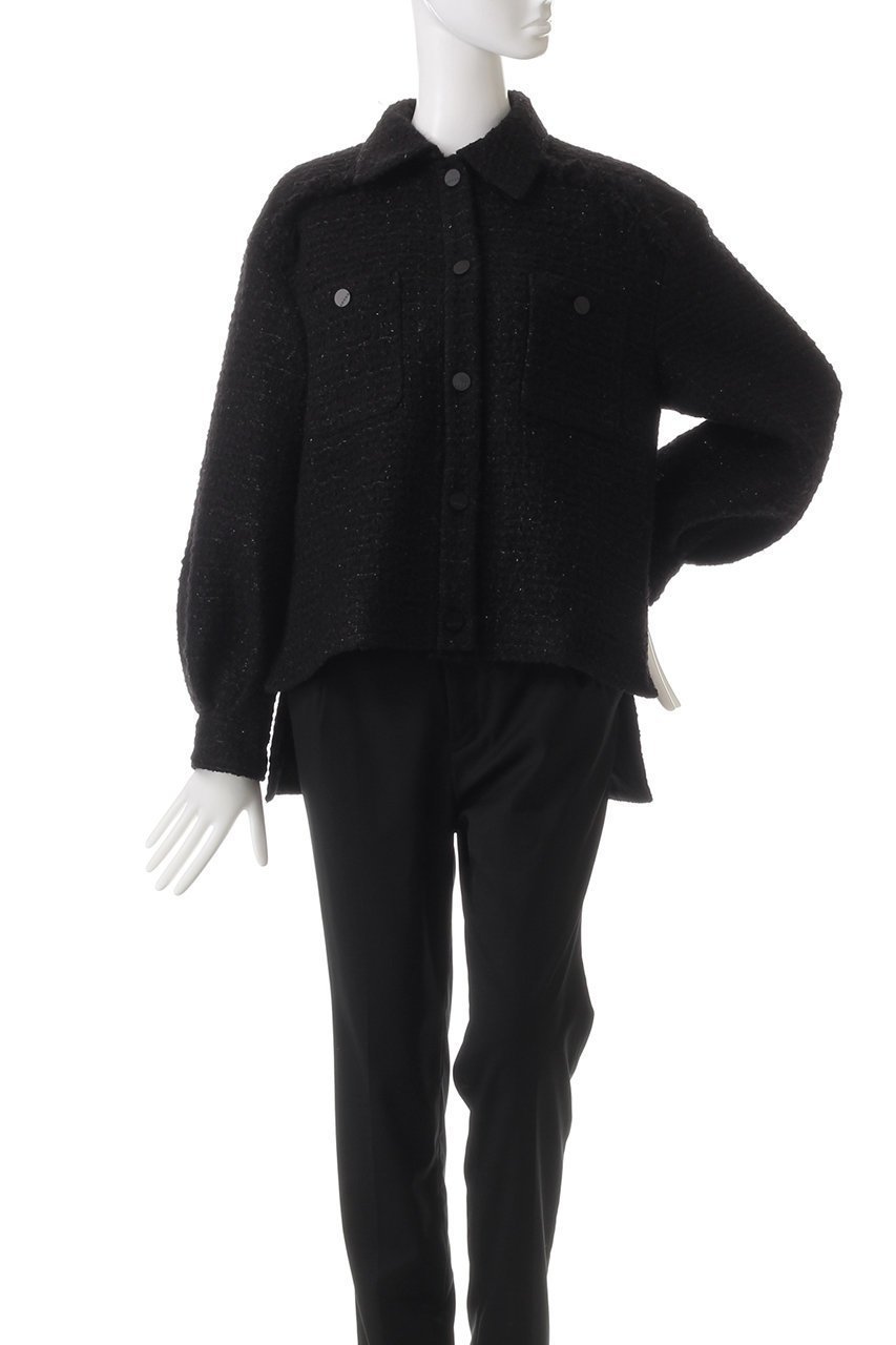【アドーア/ADORE】のブラックラメツイードジャケット 人気、トレンドファッション・服の通販 founy(ファニー) 　ファッション　Fashion　レディースファッション　Fashion for Women　アウター　Coat / Outerwear Collection　レディースジャケット・軽アウター　Jackets　おすすめ　Recommended / Our Picks　エレガント 上品　Elegant　シルバー　Silver, Metallic Silver　ジャケット　Jacket, Outerwear　スリット　Slit, Slit Detail　ファブリック　Fabric, Textile　フリンジ　Fringe, Tassel　リラックス　Relax, Relaxed Fit　other-2|ID: prp329100004217379 ipo3291000000032940574