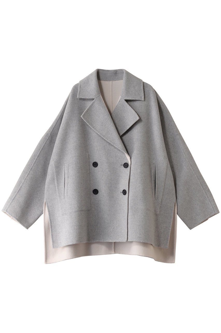 【アドーア/ADORE】のカシミヤ混2TONEリバーコート 人気、トレンドファッション・服の通販 founy(ファニー) 　ファッション　Fashion　レディースファッション　Fashion for Women　アウター　Coat / Outerwear Collection　コート・ロングコート・ピーコート　Long Coats, Peacoats & More　カッティング　Cutting Detail　ショルダー　Shoulder, Shoulder Strap　ショート　Short, Short Length　ドロップ　Drop Shoulder, Dropped Style　バランス　Balance, Style Balance　ファブリック　Fabric, Textile　リバーシブル　Reversible, Two-Sided　 other-1|ID: prp329100004217380 ipo3291000000032944372