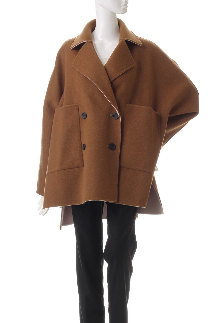 【アドーア/ADORE】のカシミヤ混2TONEリバーコート 人気、トレンドファッション・服の通販 founy(ファニー) 　ファッション　Fashion　レディースファッション　Fashion for Women　アウター　Coat / Outerwear Collection　コート・ロングコート・ピーコート　Long Coats, Peacoats & More　カッティング　Cutting Detail　ショルダー　Shoulder, Shoulder Strap　ショート　Short, Short Length　ドロップ　Drop Shoulder, Dropped Style　バランス　Balance, Style Balance　ファブリック　Fabric, Textile　リバーシブル　Reversible, Two-Sided　other-5|ID: prp329100004217380 ipo3291000000032944423