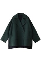 【アドーア/ADORE】のカシミヤ混2TONEリバーコート 人気、トレンドファッション・服の通販 founy(ファニー) ファッション Fashion レディースファッション Fashion for Women アウター Coat / Outerwear Collection コート・ロングコート・ピーコート Long Coats, Peacoats & More カッティング Cutting Detail ショルダー Shoulder, Shoulder Strap ショート Short, Short Length ドロップ Drop Shoulder, Dropped Style バランス Balance, Style Balance ファブリック Fabric, Textile リバーシブル Reversible, Two-Sided thumbnail グリーン|ID: prp329100004217380 ipo3291000000035489952