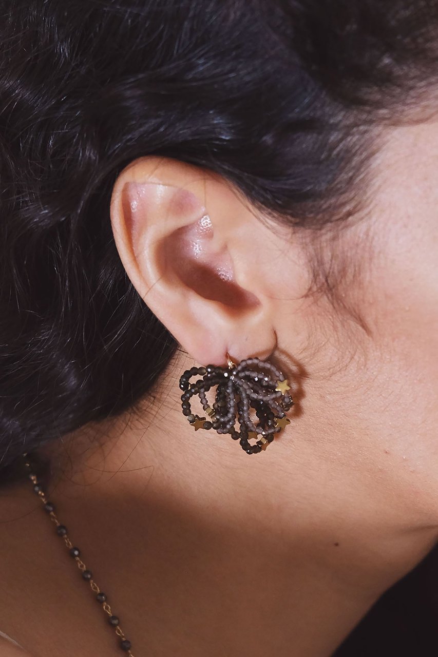 【ナチュラリジュエリ/NATURALI JEWELRY】のフラッフィービーズピアス 人気、トレンドファッション・服の通販 founy(ファニー) 　ファッション　Fashion　レディースファッション　Fashion for Women　ジュエリー　Jewelry　ファッションリング　Fashion Rings　イヤリング・フープ・ドロップタイプ　Hoop, Drop & Clip Earrings　イヤリング　Earrings　フェミニン　Feminine, Girly　モチーフ　Motif, Design Theme　リボン　Ribbon, Bow　other-2|ID: prp329100004217391 ipo3291000000031267203