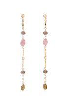 【ナチュラリジュエリ/NATURALI JEWELRY】のBOHO ラインピアス トルマリン MIX トルマリン|ID: prp329100004217392 ipo3291000000035612447