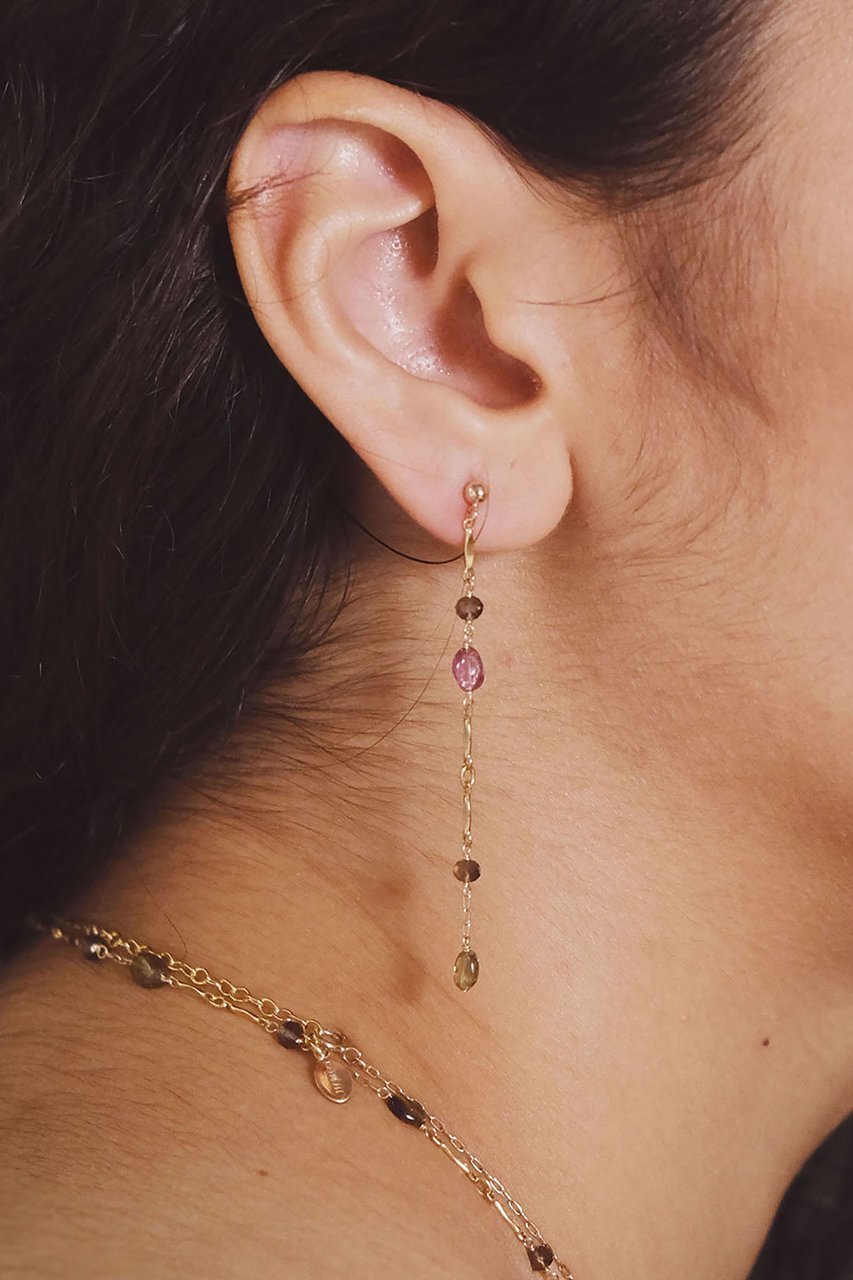 【ナチュラリジュエリ/NATURALI JEWELRY】のBOHO ラインピアス トルマリン MIX 人気、トレンドファッション・服の通販 founy(ファニー) ファッション Fashion レディースファッション Fashion for Women ジュエリー Jewelry ファッションリング Fashion Rings イヤリング・フープ・ドロップタイプ Hoop, Drop & Clip Earrings イヤリング Earrings チェーン Chain, Chain Strap ミックス Mix, Mixed Style モチーフ Motif, Design Theme リュクス Luxury, Elegant, High-End, Chic other-2|ID: prp329100004217392 ipo3291000000035612448