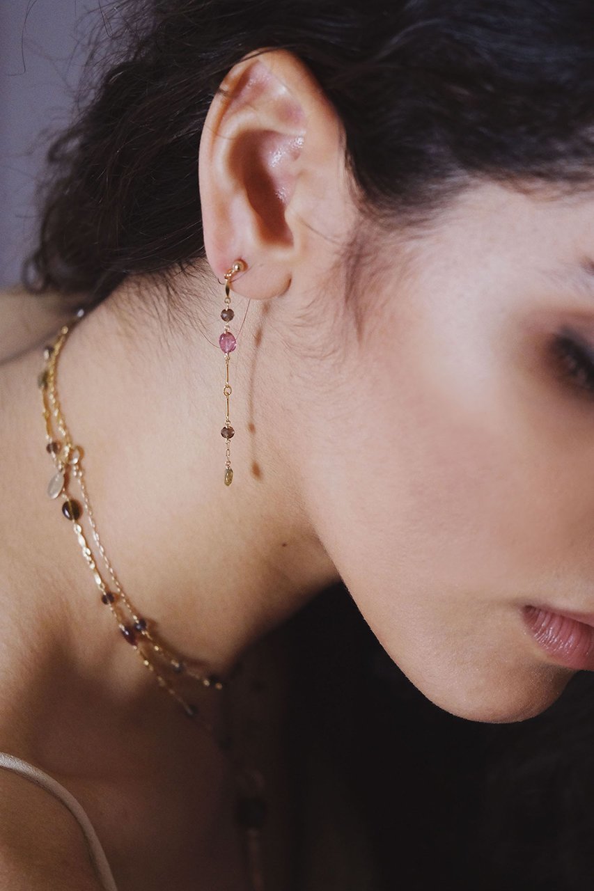 【ナチュラリジュエリ/NATURALI JEWELRY】のBOHO ラインピアス トルマリン MIX 人気、トレンドファッション・服の通販 founy(ファニー) ファッション Fashion レディースファッション Fashion for Women ジュエリー Jewelry ファッションリング Fashion Rings イヤリング・フープ・ドロップタイプ Hoop, Drop & Clip Earrings イヤリング Earrings チェーン Chain, Chain Strap ミックス Mix, Mixed Style モチーフ Motif, Design Theme リュクス Luxury, Elegant, High-End, Chic other-6|ID: prp329100004217392 ipo3291000000035612452