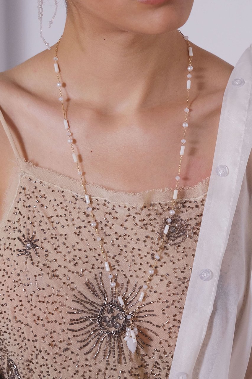 【ナチュラリジュエリ/NATURALI JEWELRY】のBOHO ロングネックレス ホワイト MIX 人気、トレンドファッション・服の通販 founy(ファニー) 　ファッション　Fashion　レディースファッション　Fashion for Women　ジュエリー　Jewelry　ネックレス　Necklaces & Pendants　チェーン　Chain, Chain Strap　ネックレス　Necklace, Pendant Necklace　パーティ　Party, Party Style　パール　Pearl, Pearl Accent　ビジュー　Bijou, Jewel-like Accent　モチーフ　Motif, Design Theme　リュクス　Luxury, Elegant, High-End, Chic　ロング　Long, Long-Length　エレガント 上品　Elegant　other-2|ID: prp329100004217394 ipo3291000000031267212