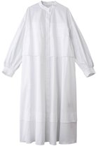 【プレインピープル/PLAIN PEOPLE】のコットンブロードティアードワンピース ホワイト|ID: prp329100004217399 ipo3291000000032887790