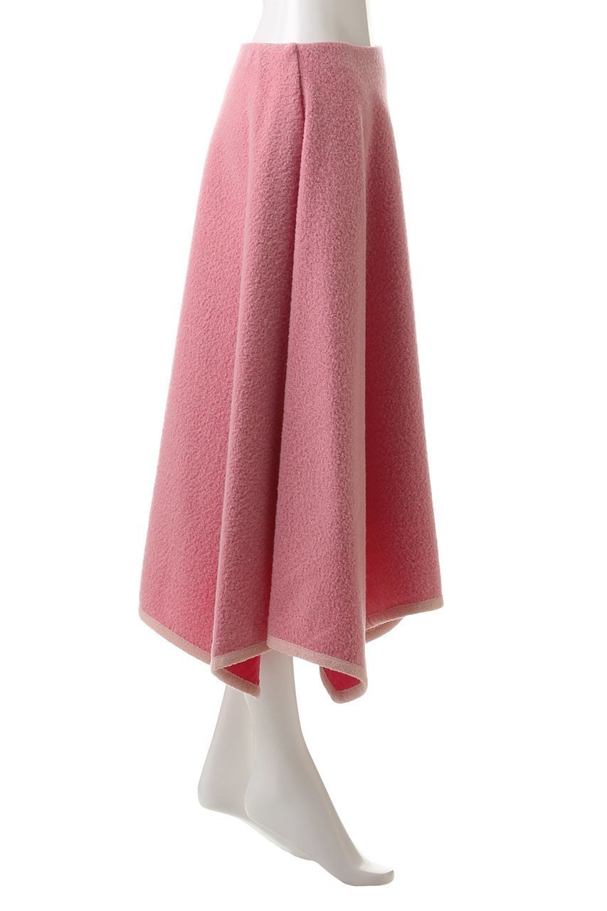 【プレインピープル/PLAIN PEOPLE】のブークレージャージイレギュラーヘムスカート 人気、トレンドファッション・服の通販 founy(ファニー) 　ファッション　Fashion　レディースファッション　Fashion for Women　スカート　Skirts　ロングスカート　Long Skirts / Maxi & Midi Skirts　なめらか　Smooth, Silky Texture　エレガント 上品　Elegant　パイピング　Piping, Trim Design　フェミニン　Feminine, Girly　ヘムライン　Hemline, Bottom Cut　モコモコ　Fuzzy, Fluffy　モダン　Modern, Contemporary　ロング　Long, Long-Length　other-3|ID: prp329100004217401 ipo3291000000035813754