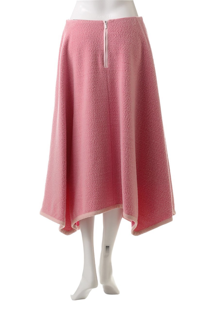 【プレインピープル/PLAIN PEOPLE】のブークレージャージイレギュラーヘムスカート 人気、トレンドファッション・服の通販 founy(ファニー) 　ファッション　Fashion　レディースファッション　Fashion for Women　スカート　Skirts　ロングスカート　Long Skirts / Maxi & Midi Skirts　なめらか　Smooth, Silky Texture　エレガント 上品　Elegant　パイピング　Piping, Trim Design　フェミニン　Feminine, Girly　ヘムライン　Hemline, Bottom Cut　モコモコ　Fuzzy, Fluffy　モダン　Modern, Contemporary　ロング　Long, Long-Length　other-4|ID: prp329100004217401 ipo3291000000035813756