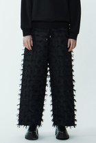 【プレインピープル/PLAIN PEOPLE】のカットテープジャガードイージーパンツ ブラック|ID: prp329100004217402 ipo3291000000032924538