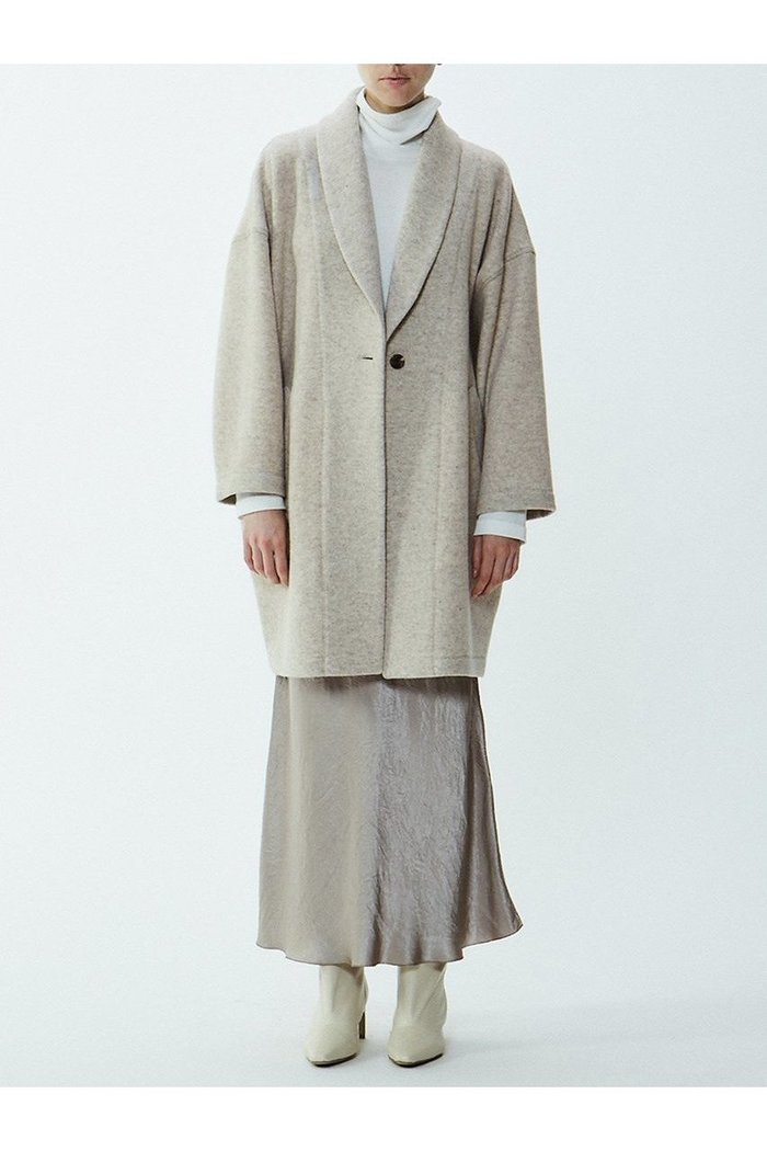 【プレインピープル/PLAIN PEOPLE】のジロンラムジャージミドルコート インテリア・キッズ・メンズ・レディースファッション・服の通販 founy(ファニー) https://founy.com/ ファッション Fashion レディースファッション WOMEN アウター Coat Outerwear コート Coats ドレープ Drape パターン Pattern ミドル Middle リラックス Relax ロング Long |ID: prp329100004217405 ipo3291000000029253313